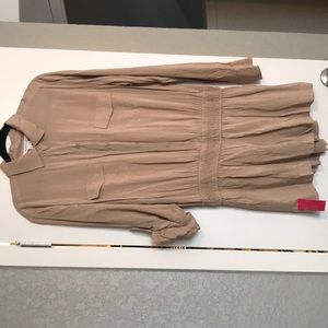 BCBG Short Romper Beige